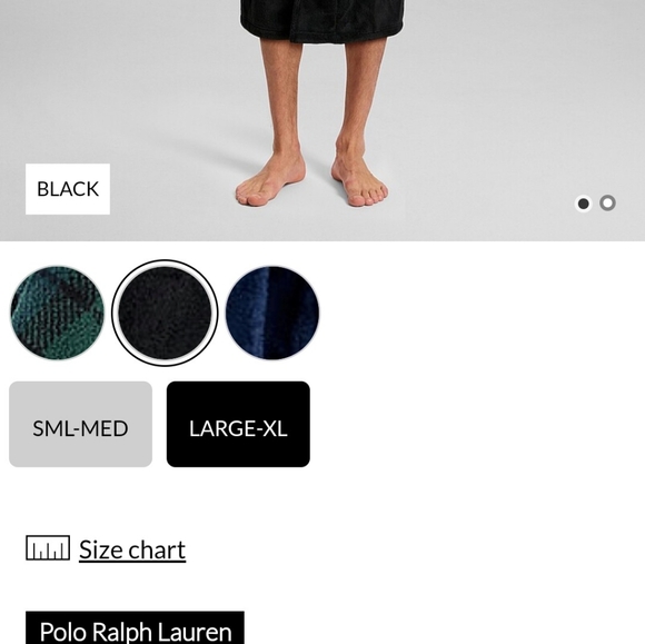 Ralph Lauren plush bathrobe - Picture 2 of 4